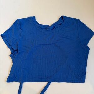 Aerie Vibrant Blue Crop Top